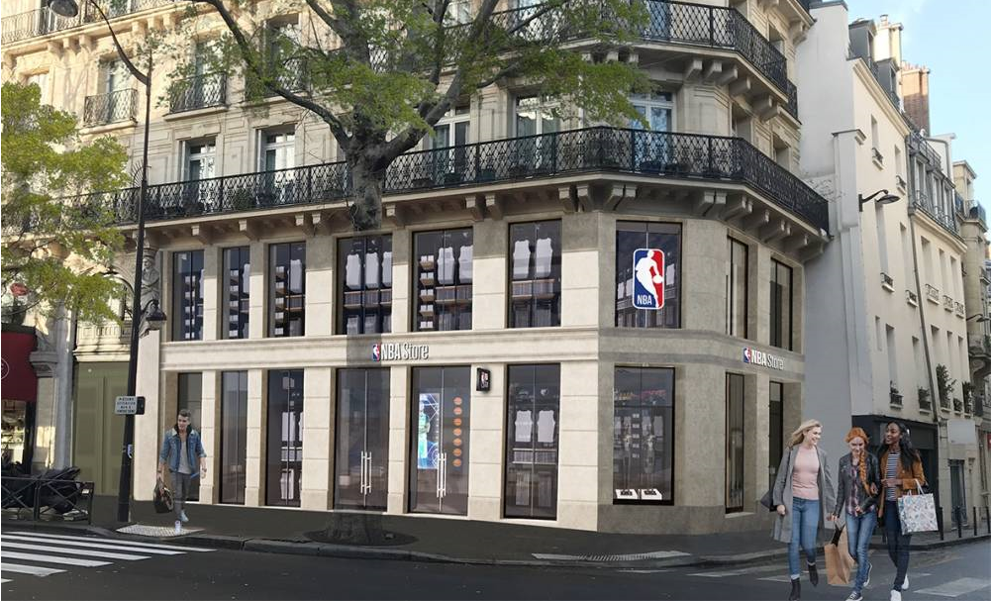 Le premier NBA Store de France va ouvrir à Paris
