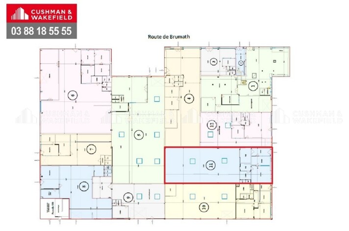 Location entrepôts / activités Vendenheim Cushman & Wakefield